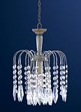 Se8271 1ab Waterfall 1 Light Antique Brass Chandelier
