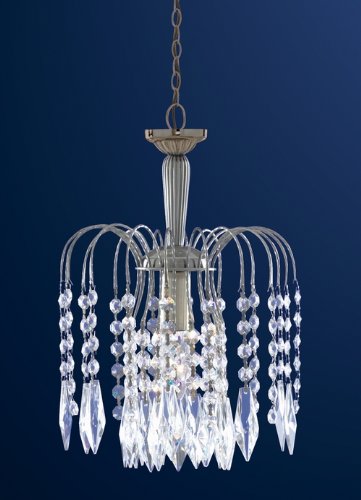 SE8271 1AB - WATERFALL 1 Light Antique Brass Chandelier
