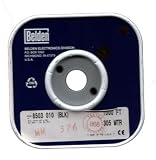 Belden 8503 1000 foot Black 22 AWG Hook-up/Lead - (Type B) MIL-W-16878/1-PVC