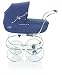 Inglesina Classica Bassinet with Diaper Bag for Classica Stroller Frame, Marina
