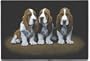 BASSET PUPPIES DOORMAT Art by John Weiss