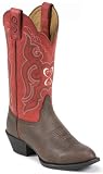 Women's Tony Lama 3R 12" Two Tone Pull On Western Boots