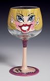 Santa Barbara WIN-7710H Alice Art Wine Glass, Ivanna Drink