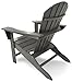 POLYWOOD SBA15GY South Beach Adirondack Chair