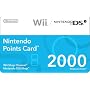 Nintendo 2000 Points Card (DSi or Wii)