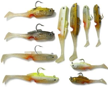 Mighty Bite 5-sense Soft Plastic Fishing Lures/baits Kits System Hook Inside Freshwater/saltwater Fishing As Seen On TV