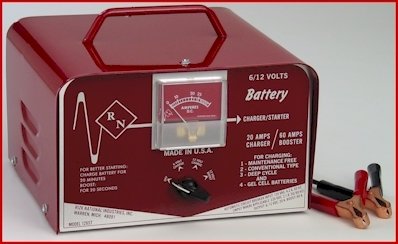 20 Amp (6 & 12 Volt) Battery Charger with 60 Amp Boost