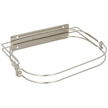 BD 305495 Extra-Large Security Bracket for 3.0 and 5.0 Gallon Multi-Use One-Piece Sharps Collectors, 10-1/2" Width x 2" Height x 8" Depth, Chrome (Case of 12)
