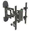 WANDHALTERUNG R18 LCD TV HALTERUNG SCHWENKBAR NEIGBAR WANDHALTER LED Plasma Fernseher Universal + 30 32 37 40 42 47 50 55 60 65 Zoll + VESA max. 400x400 + passend fuer TVs - SAMSUNG TOSHIBA THOMSON ACER LG PHILIPS SONY MEDION PANASONIC +++ ANDERE HERSTELLER +++
