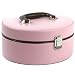 Wolf DesignsWomen's Pink Large Hat Box Jewelry Case #343190