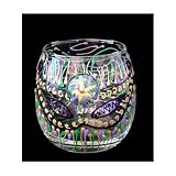 Mardi Gras Mask Design with candle