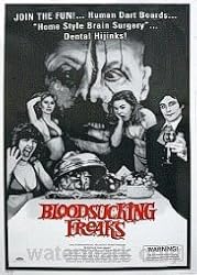 BLOODSUCKING FREAKS - MOVIE POSTER - VINTAGE HORROR(Size 24"x36")