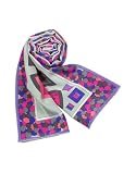 Emilio Pucci Atom Printed Silk Oblong Scarf Pink