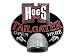Bergamot 40126 Arkansas Razorbacks Tailgater Bottle Opener Hitch Cover 9x4x6-in.