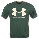 UNDER ARMOUR TEAM GEAR South Florida Bulls NCAA Under Armour Team Logo Mens Tee Shirt, Green