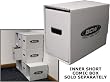 BCW Short Comic Book Storage Box House - (Bundle of 10) Corrugated Cardboard Storage Box - Comic Book Collecting Supplies