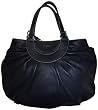 Women's Furla Leather Purse Handbag Zama Hobo Navy