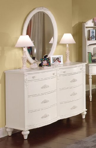 American Woodcrafters Cheri Drawer Dresser with option to add Mirror