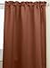 Lorraine Home Fashions Facets Room Darkening Blackout Tier Curtain Pair, 55 by 36-Inch, Chocolate