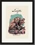 Black Framed/Matted Print 17x23, Judge: The Lion and the Viper