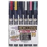 Gundam Marker Ultra Fine Set (6pcs)