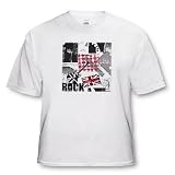 Lee Hiller Designs General Themes - Graffiti Wall British ROCK - T-Shirts