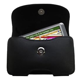Horizontal Leather Case with Belt Clip / Loop for the Garmin Nuvi 255W