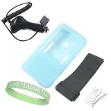 Buy 5 item Bundle for Sony Walkman NWZ-E436 E438: Blue Skin Cover + Car Charger +... by Vangoddy