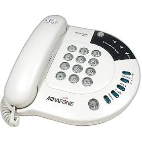 Mirafone Opentech OP201 Bone Vibrating Telephone - A Revolutionary Phone for the Hard of Hearing