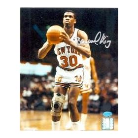 Bernard King autographed 8x10 Photo (New York Knicks) Free Throw at Madison Square Garden