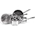 Prestige Cook 'n' Look Cookware Saucepan Set, 5 Piece