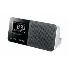 Sony XDRC706DBP Digitaler DAB/DAB+ Radiowecker (FM-Tuner, LC-Display) schwarz/silber