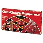 Checkers Chess Backgammon ( Folding Board ) by Checkers