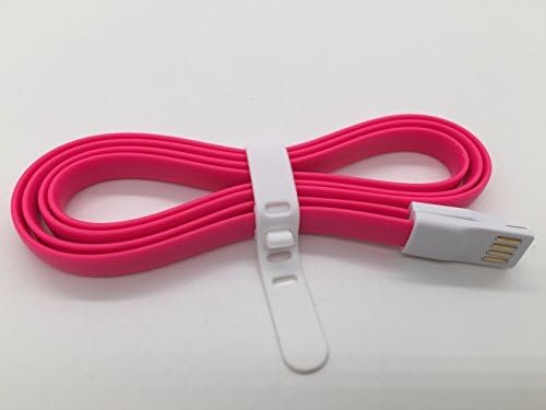 Iskil For Iphone Cable,Cute Durable 3Ft Foot Feet 1M Meter Magnet Magnetic Lightning to USB Sync Data Charger Cable For iPhone 6/5 iPad mini/5/4 (Rosepink)