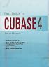 Fast Guide to Cubase 4