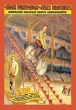 Upon an Ordinary Bicycle.A Sheer Descent: Adam Forepaugh and Sells Brothers Shows - 16x24 Giclee Fin
