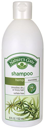 Nature's Gate Nourishing Shampoo for Dry or Frizzy Hair with Hemp, (18 fl oz) (532 ml)