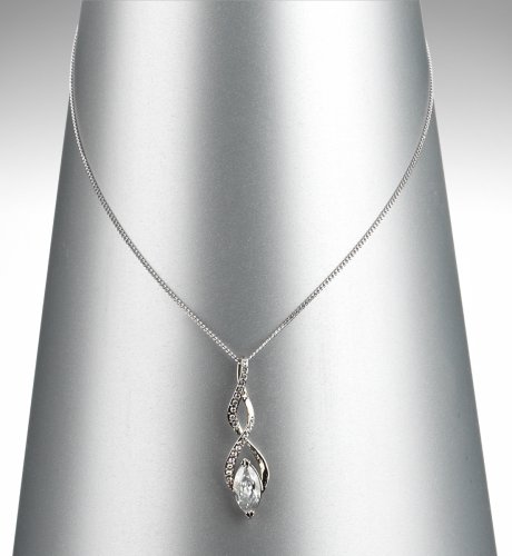 Diamant? Wave Pendant Necklace