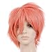 Pink Short Length Anime Cosplay Wig Costume