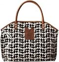 Orla Kiely Acorn Cup Betty Satchel - Black