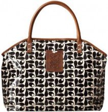 Orla Kiely Acorn Cup Betty Satchel - Black