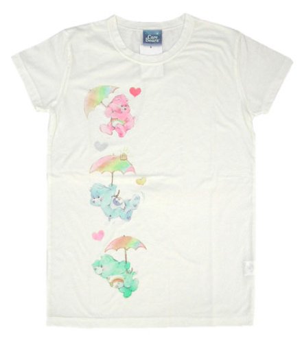 ケアベア　Tシャツ　サンヒキ　ホワイト4019