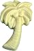 J. Michelle Chocolatier Solid Belgian White Chocolate Palm Tree, Handmade in Hawaii, ...