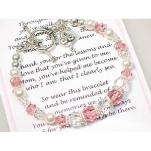 Message of Love Jewelry Mom Wedding Bracelet, Available 