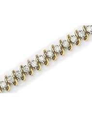 14K Yellow Gold Diamond Bracelet
