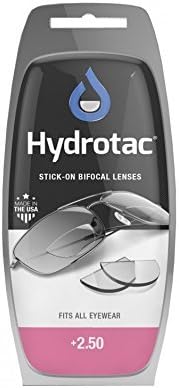 Hydrotac Stick-on Bifocal Lenses (OPTX 20/20)- +2.50 Diopter by Neoptx