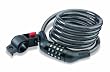 Canyon Combi Cable Lock 4 Digit with Bracket 1800x10 Smoke by Canyon