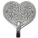 Tin Woodsman Pewter Great Big Hook, Solid Pewter, Made in USA (Great Big Heart)