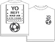 Ref's Eye Chart Short Sleeve Soccer T-Shirt
