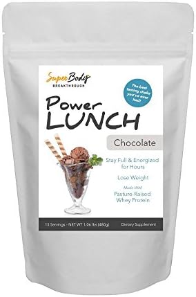 PowerLunch Whey Protein Meal Replacement Shake - Chocolate Flavor (15 Servings)